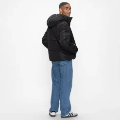 Black/Black Puffer Jacket