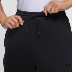 Black Fleece Wide Leg Trackpant