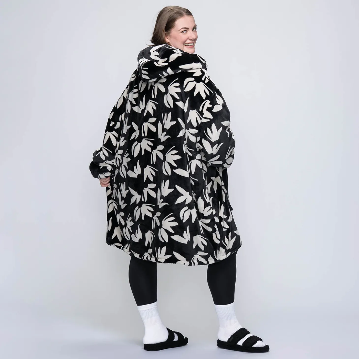 Black Floral Oodie™ Original