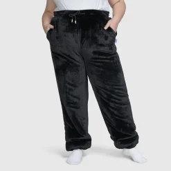 Black Sherpa Cuffed Pant