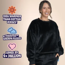 Black Sherpa Jumper