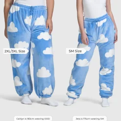 Bright Tie Dye Sherpa Cuffed Pant