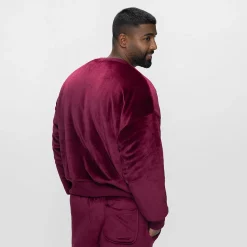 Burgundy Sherpa Jumper