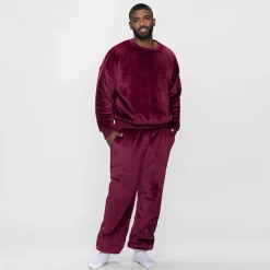 Burgundy Sherpa Jumper