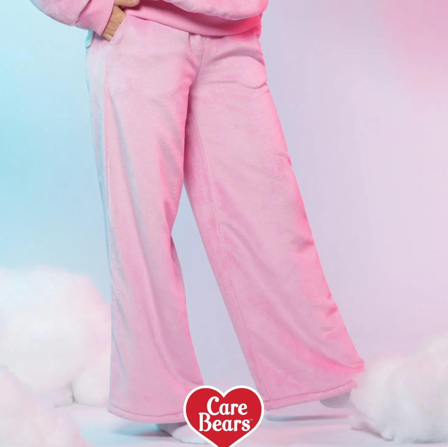 Care Bears™ Love-a-Lot Sherpa Wide Leg Pant Licensed