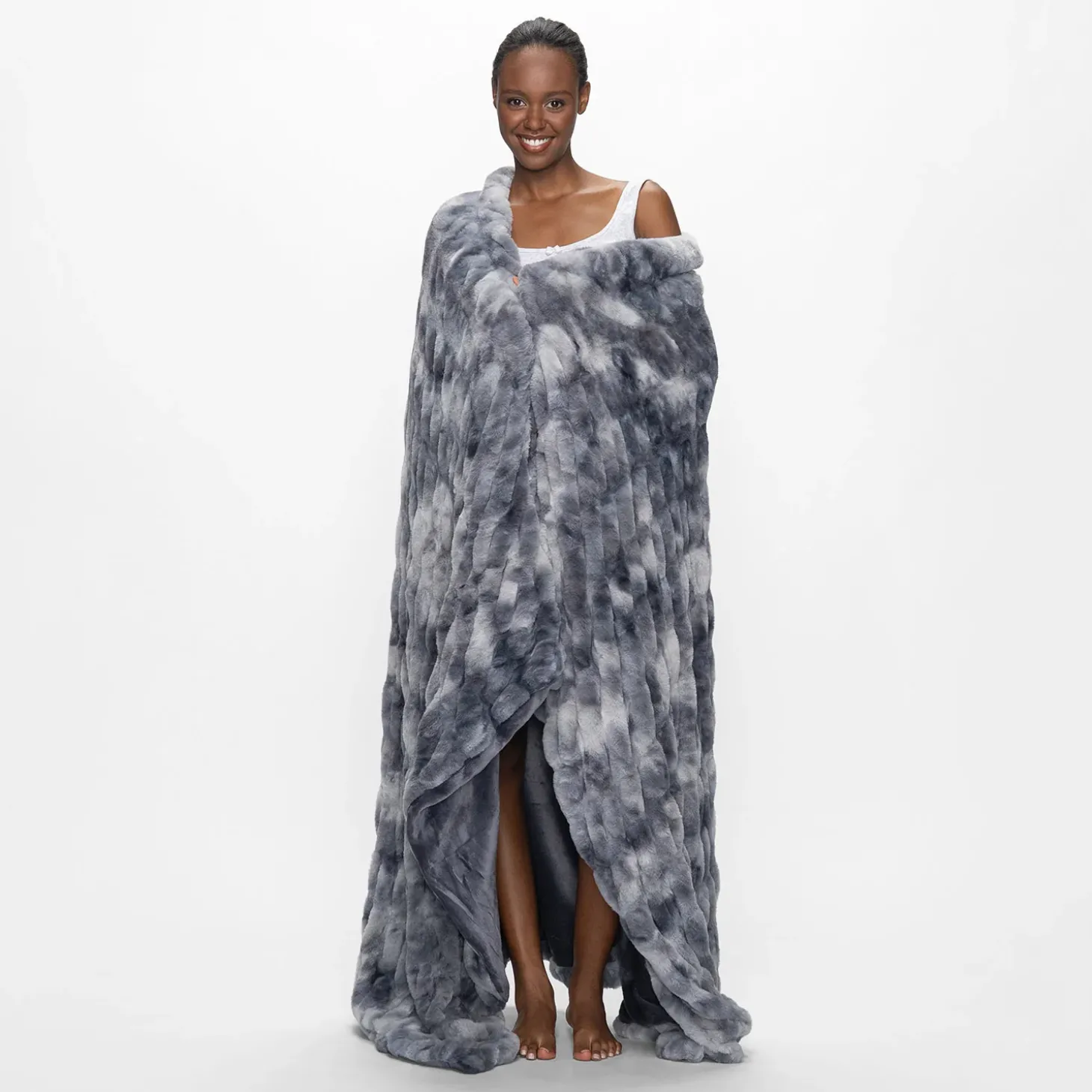 Charcoal Luxe Luxe Blanket