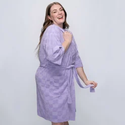 Checker Summer Dressing Gown