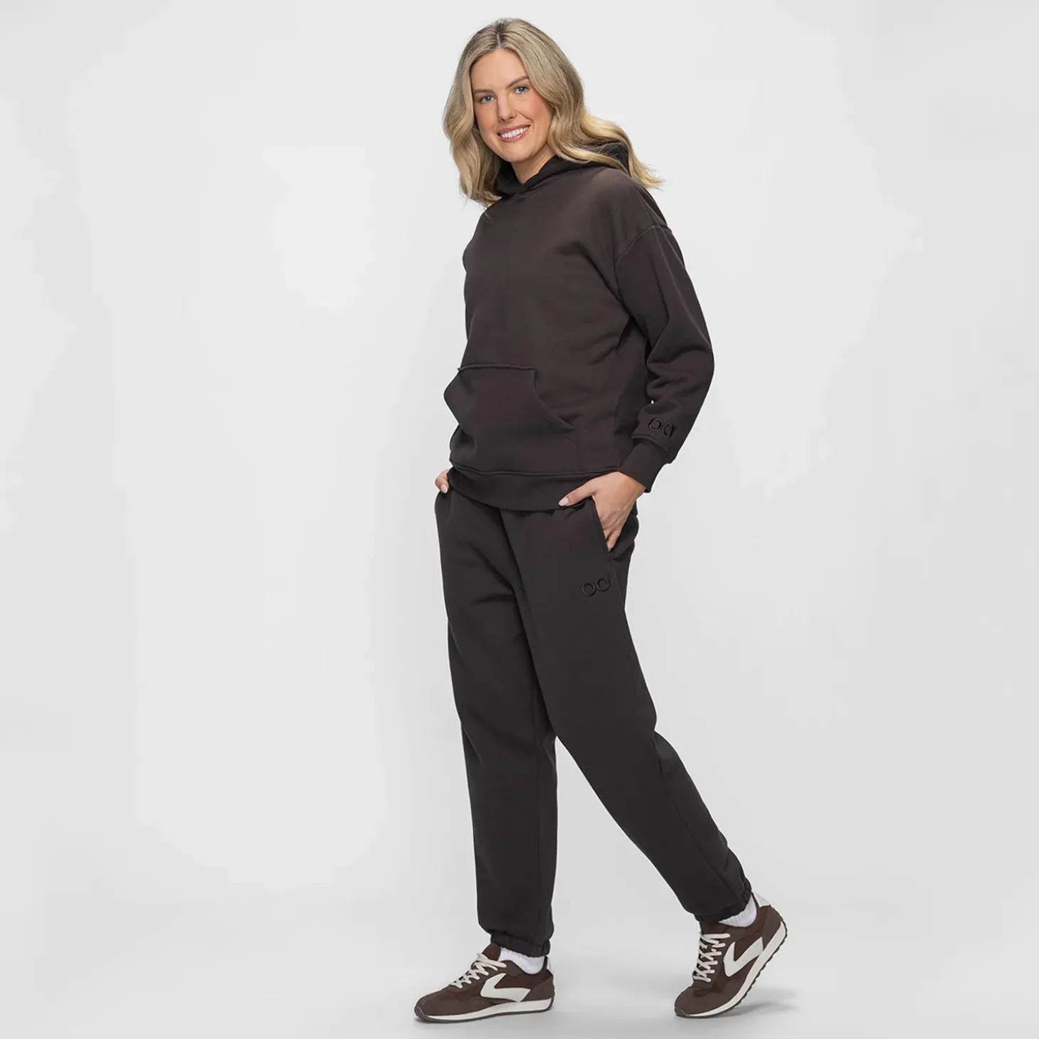 Chocolate Fleece Cuff Trackpant