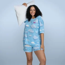Cloud Cooling Short Sleeve PJ Top