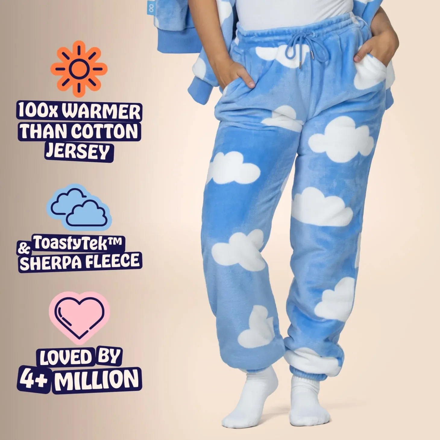 Cloud Sherpa Cuffed Pant