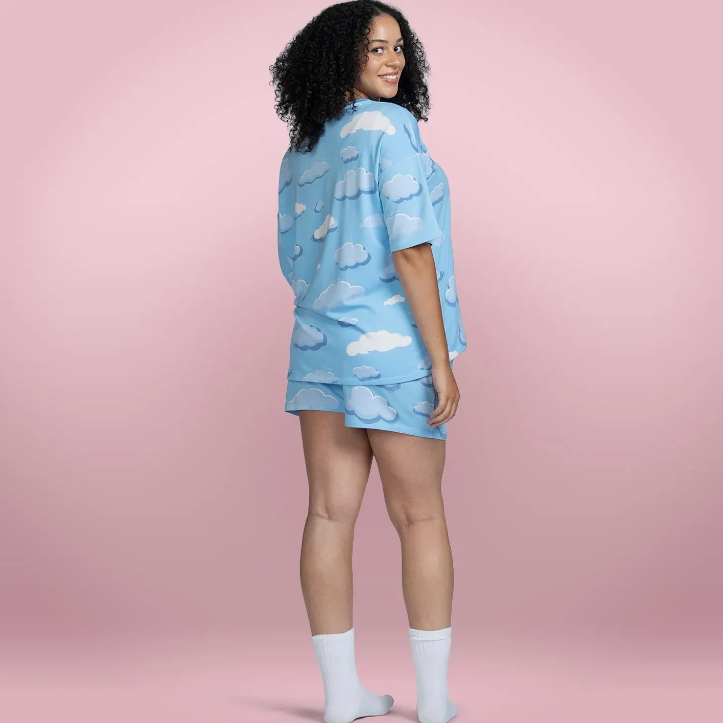 Cloud Warming Short Sleeve PJ Top