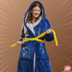 Dragon Ball Super Vegeta Sherpa Dressing Gown Licensed