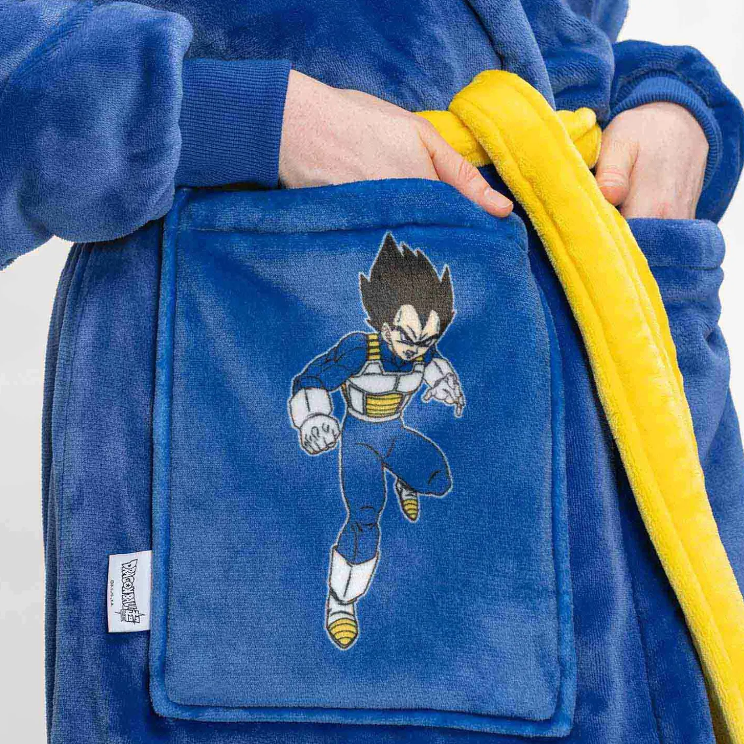 Dragon Ball Super Vegeta Sherpa Dressing Gown Licensed