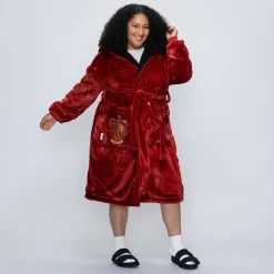 Harry Potter Gryffindor Sherpa Dressing Gown Licensed