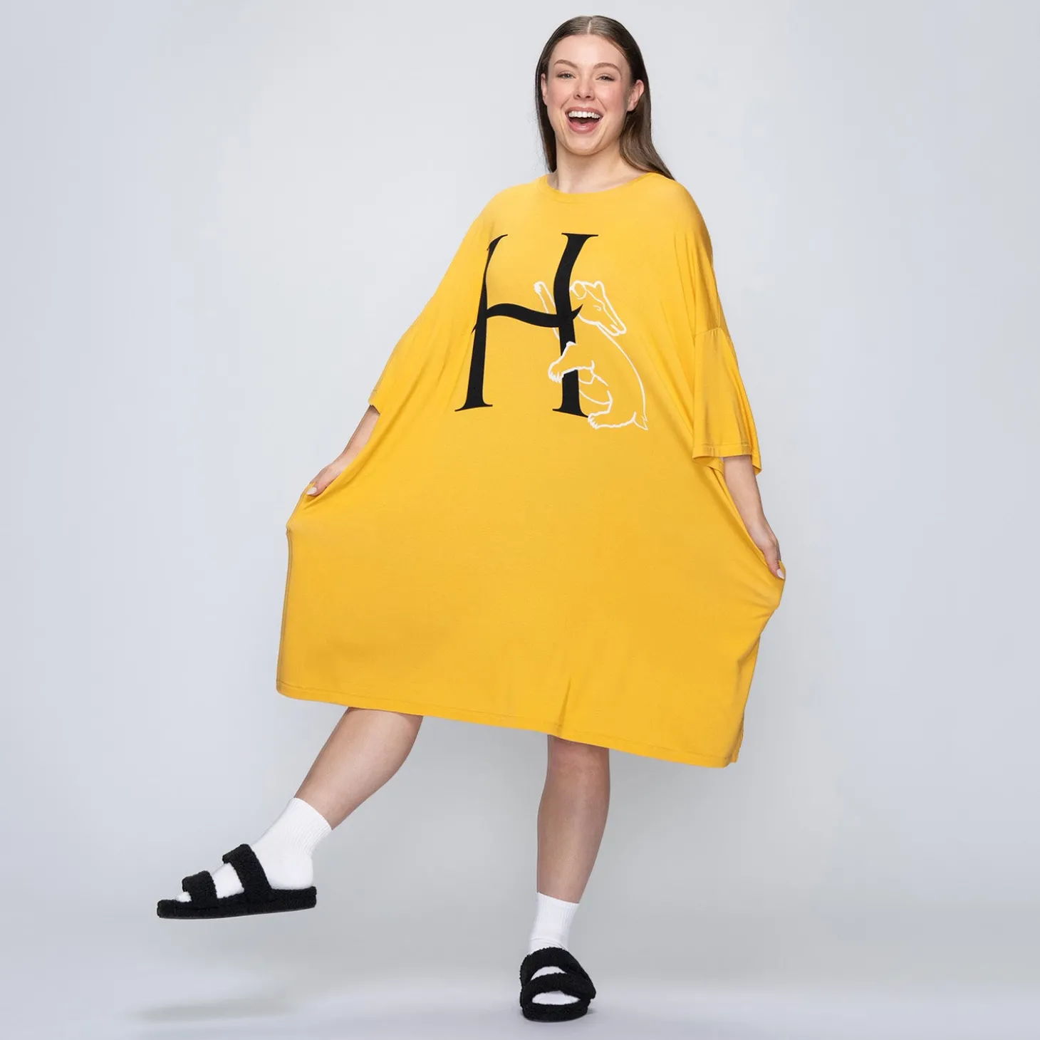 Harry Potter Hufflepuff Sleep Tee Nightie Licensed