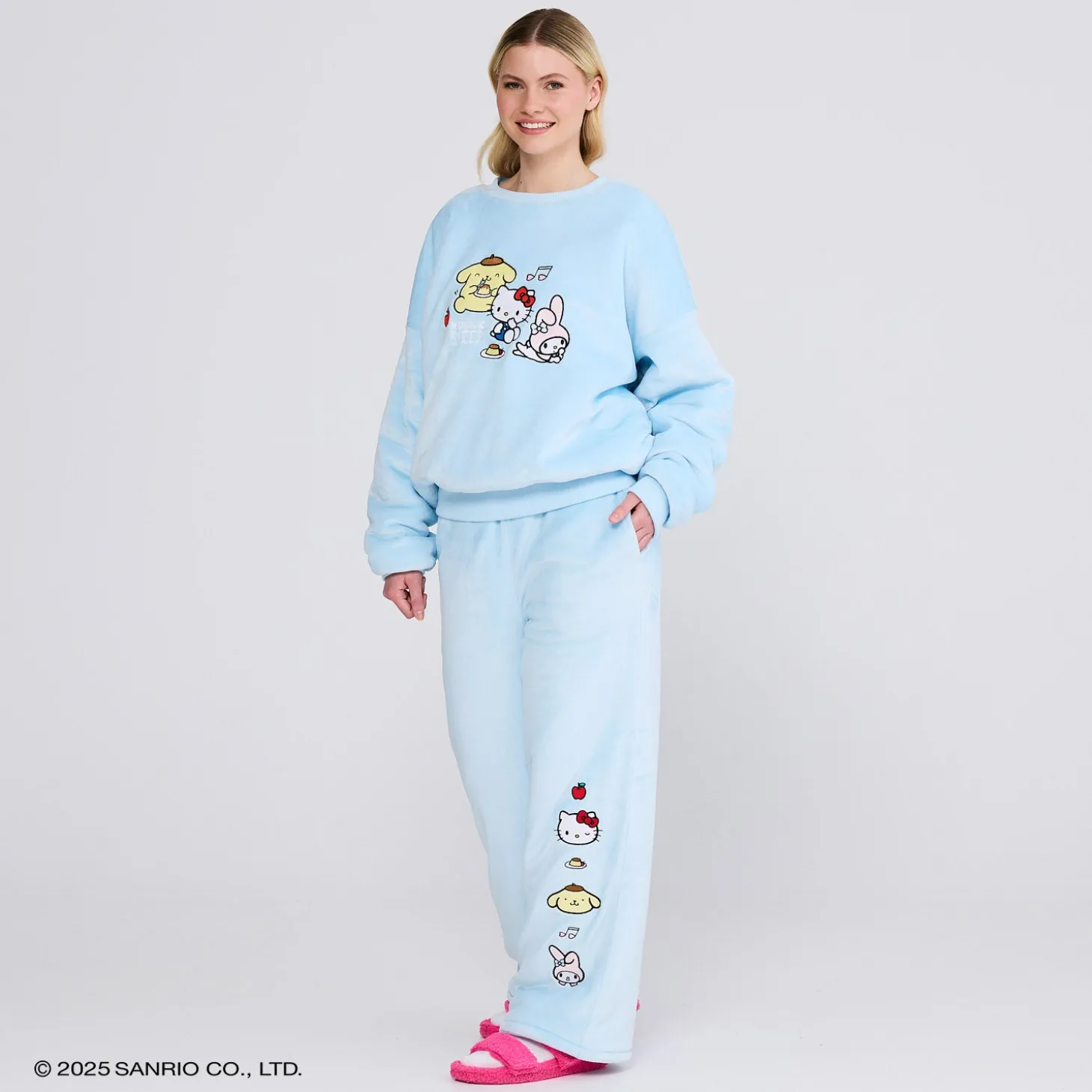 Hello Kitty & Friends Sherpa Wide Leg Pant Licensed