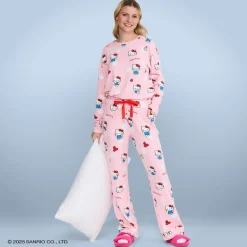 Hello Kitty Polka Dot Cooling Wide Leg PJ Bottom Licensed