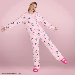 Hello Kitty Polka Dot Warming Long Sleeve PJ Top Licensed