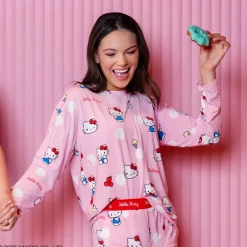 Hello Kitty Polka Dot Warming Long Sleeve PJ Top Licensed