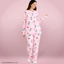 Hello Kitty Polka Dot Warming Long Sleeve PJ Top Licensed