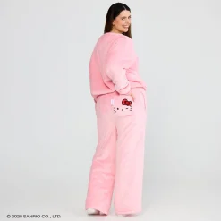 Hello Kitty Sherpa Wide Leg Pant Licensed