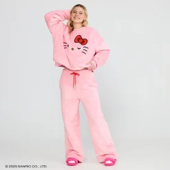 Hello Kitty Sherpa Wide Leg Pant Licensed