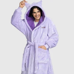 Kuromi Sherpa Dressing Gown Licensed