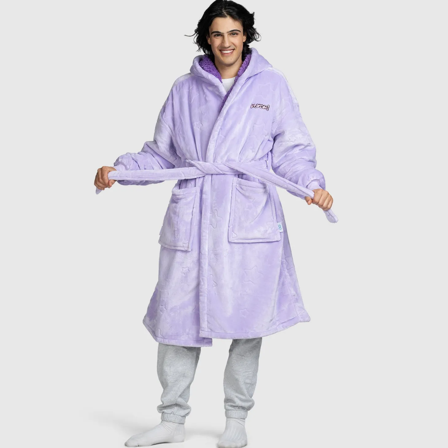 Kuromi Sherpa Dressing Gown Licensed