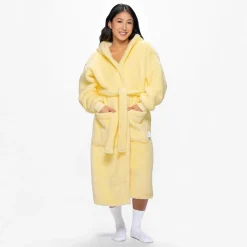 Lemon Fluffy Dressing Gown