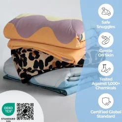 Leopard Print Cooling Blanket