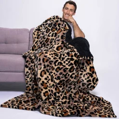 Leopard Sherpa Blanket