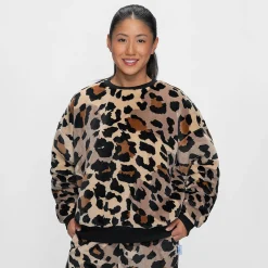 Leopard Sherpa Jumper