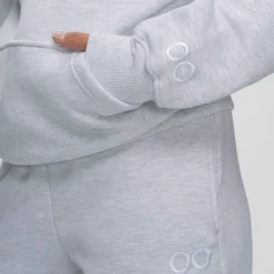 Light Grey Marle Fleece Hoodie