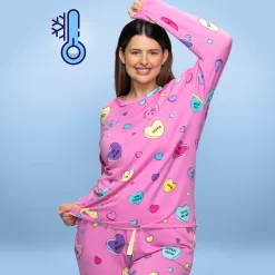Love Candy Cooling Long Sleeve PJ Top