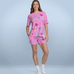 Love Candy Cooling Short Sleeve PJ Top