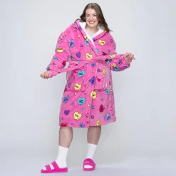 Love Candy Sherpa Dressing Gown