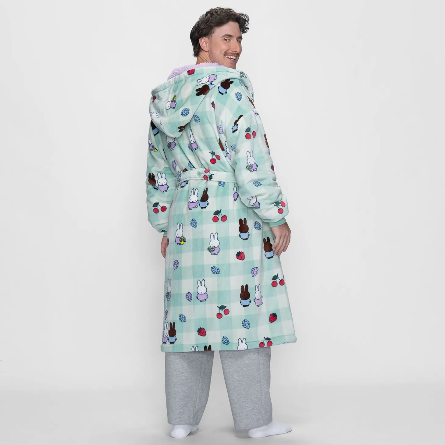 Miffy Fruit Sherpa Dressing Gown Licensed