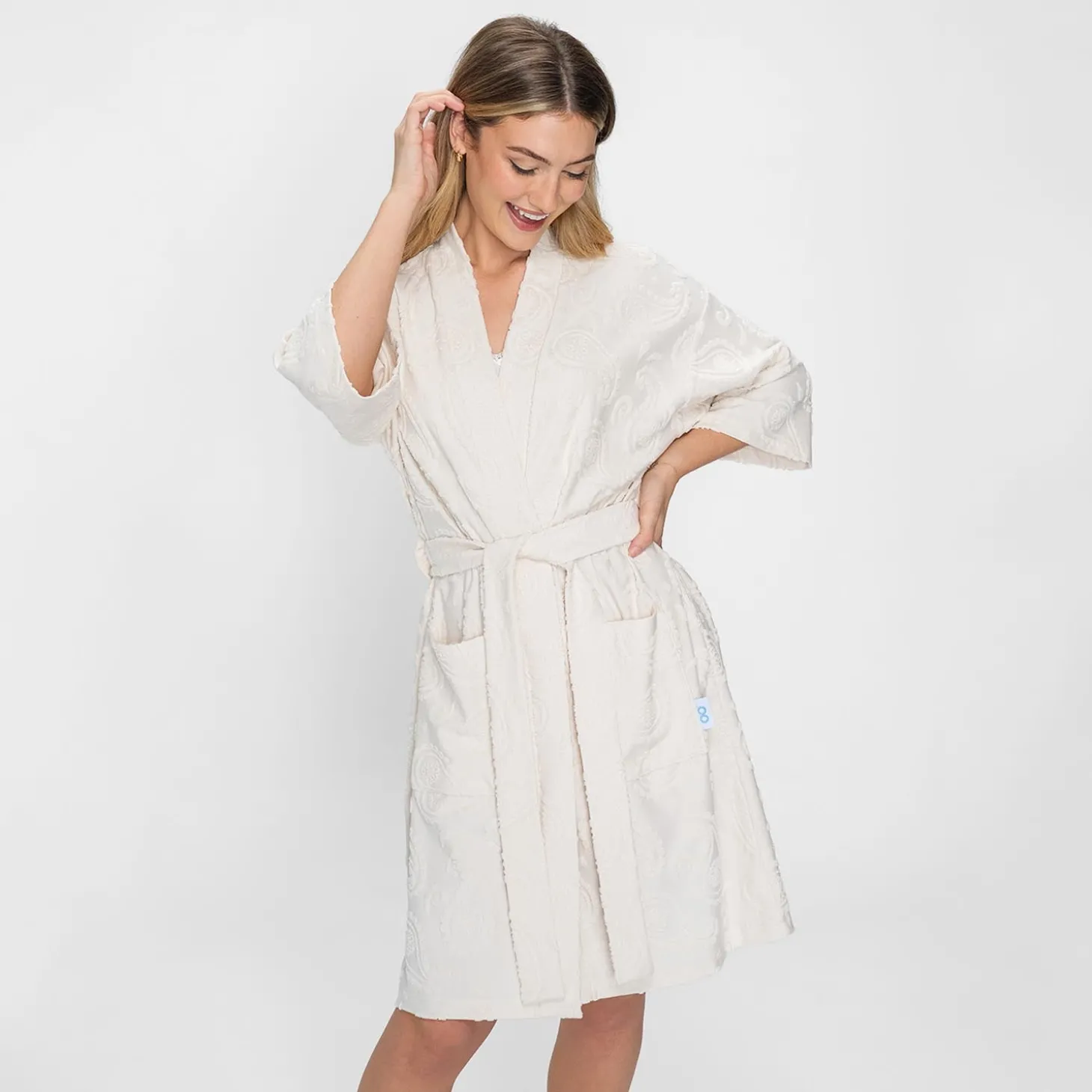 Paisley Summer Dressing Gown
