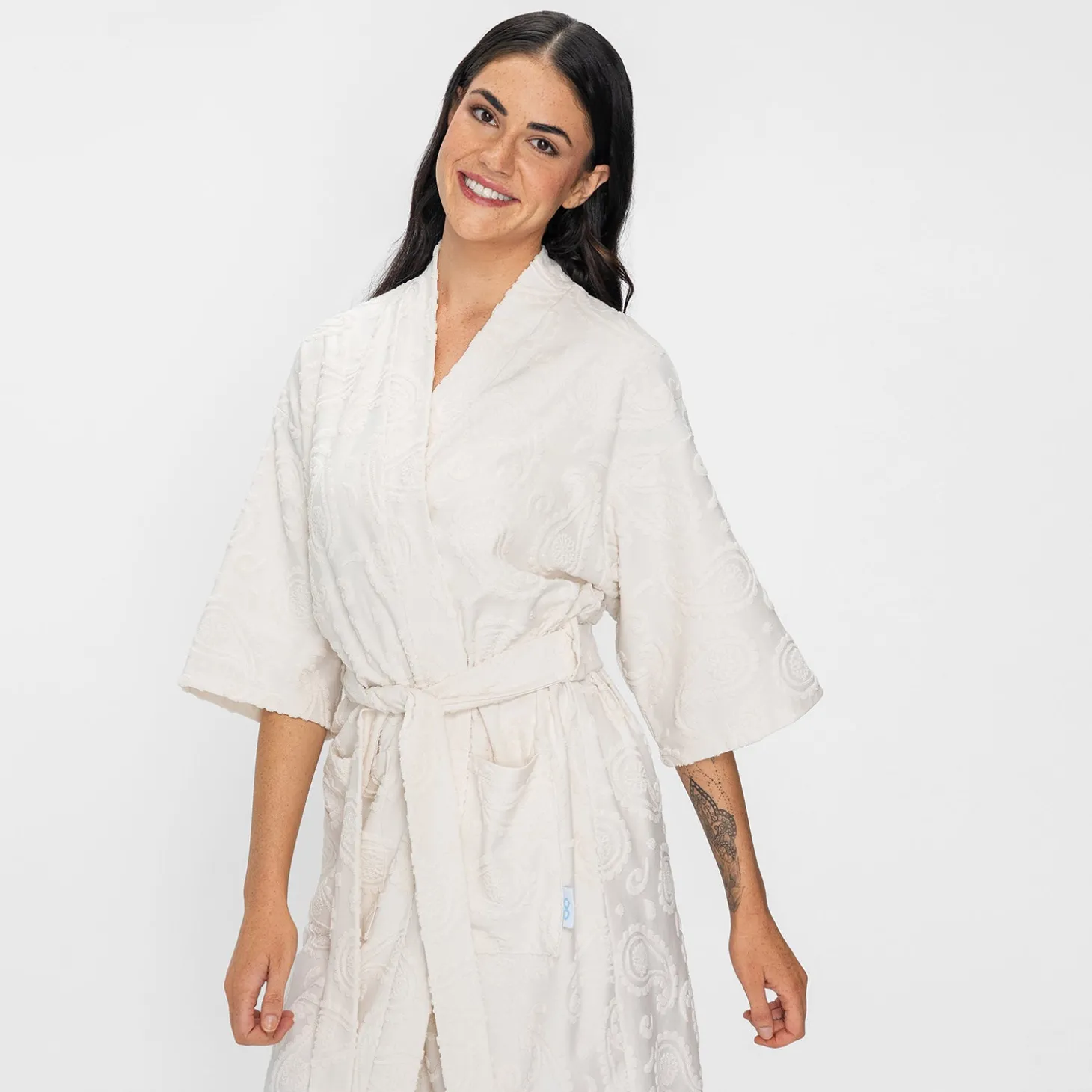 Paisley Summer Dressing Gown