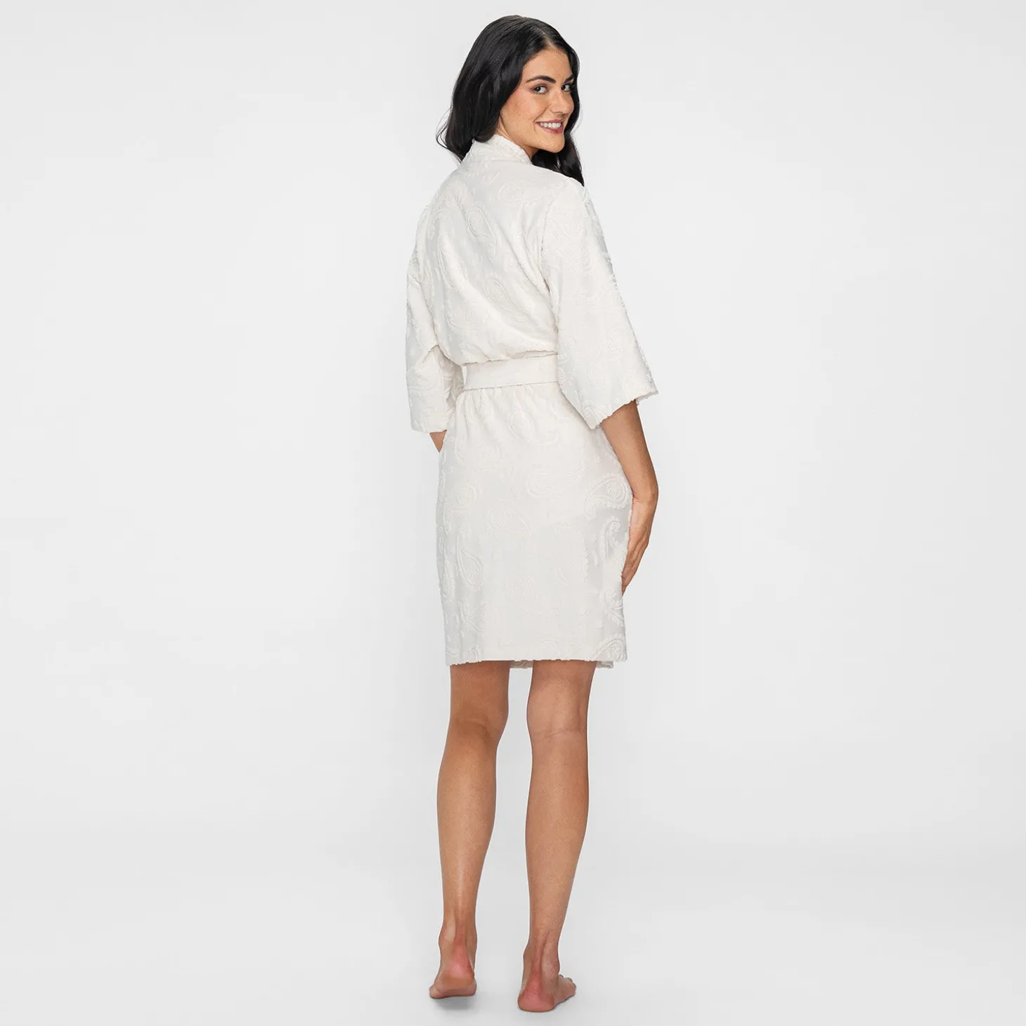 Paisley Summer Dressing Gown