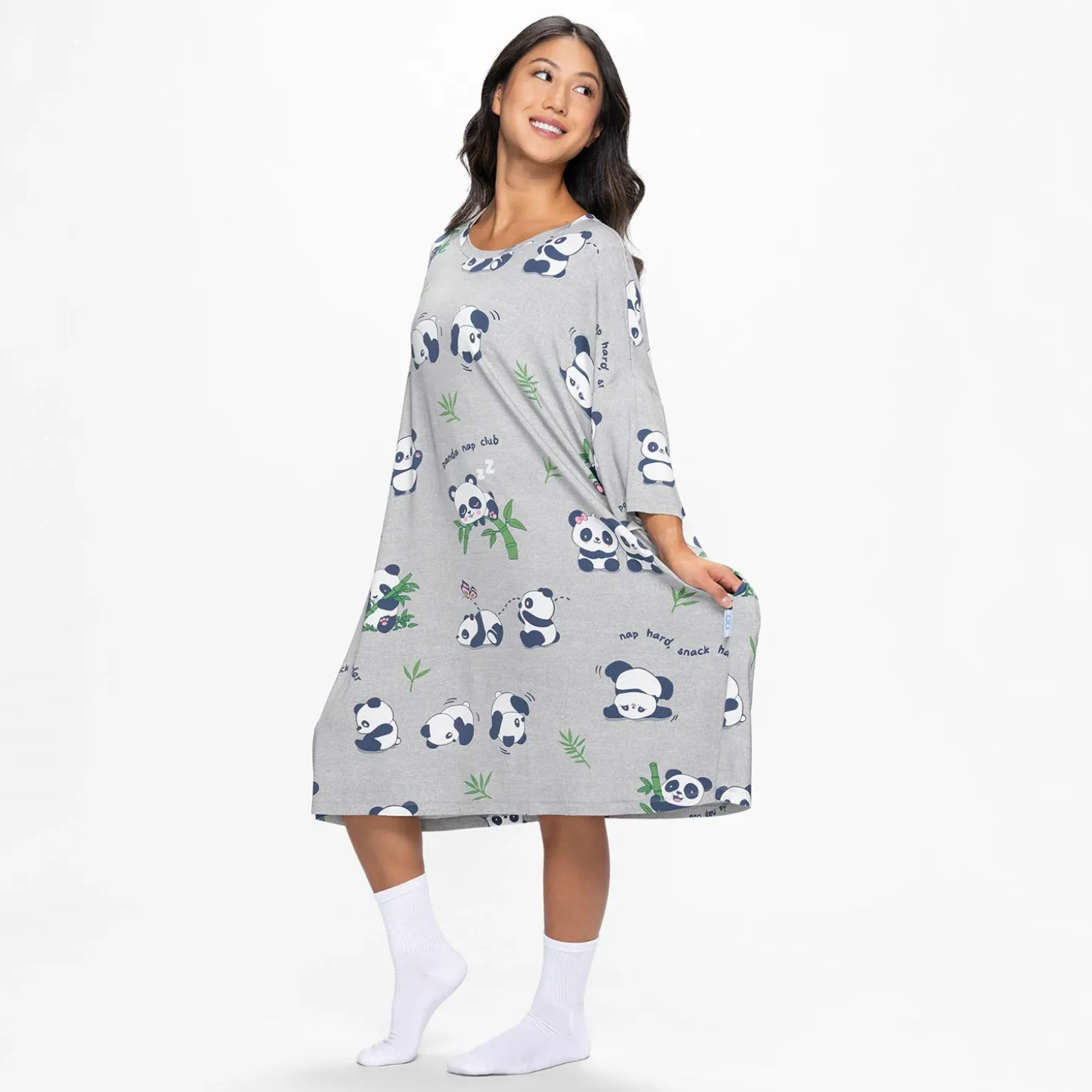 Panda Play Sleep Tee Nightie