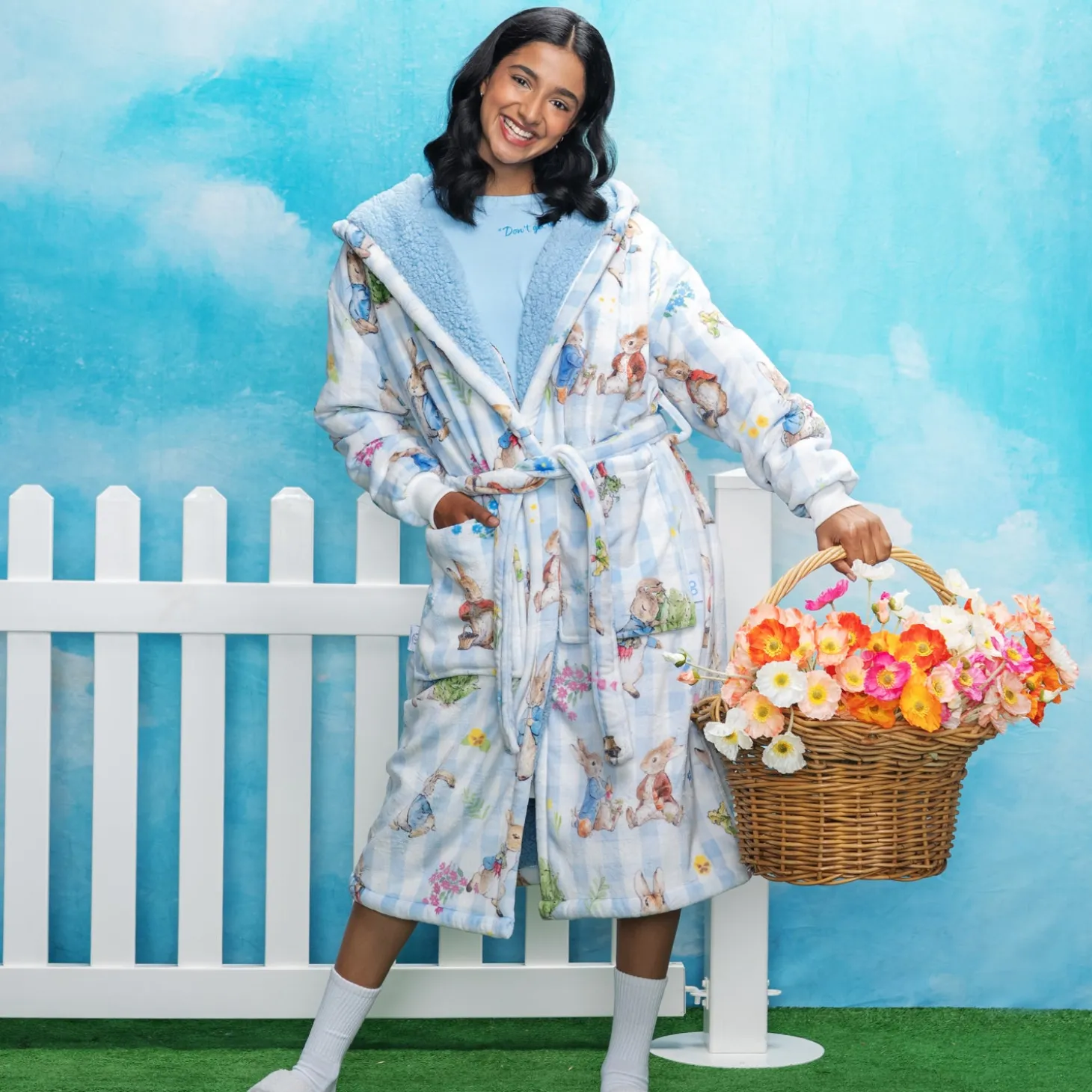 Peter Rabbit Sherpa Dressing Gown Licensed
