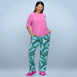 Pink Cooling Short Sleeve PJ Top
