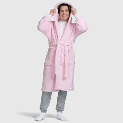 Pink Fluffy Dressing Gown