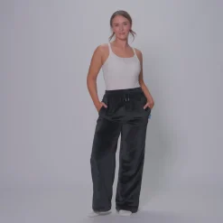 Pink Sherpa Wide Leg Pant