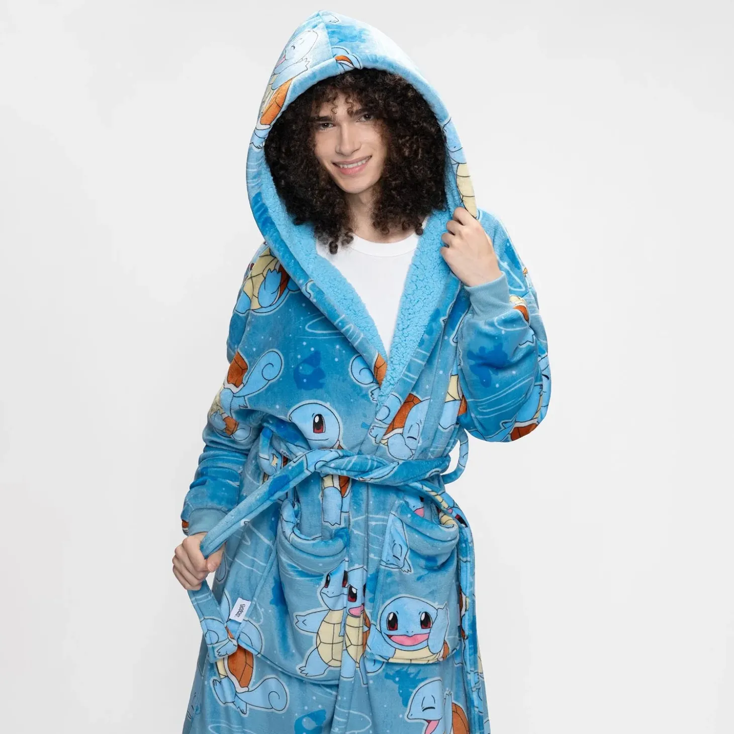 Pokémon Squirtle Sherpa Dressing Gown Licensed