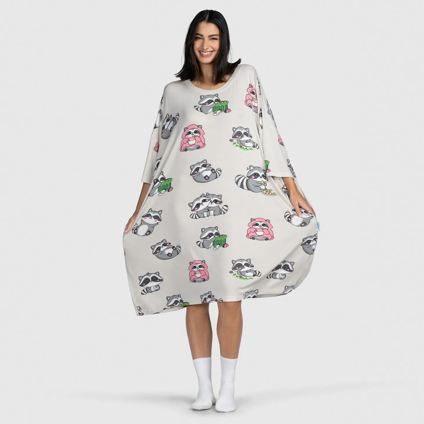 Raccoon Sleep Tee Nightie