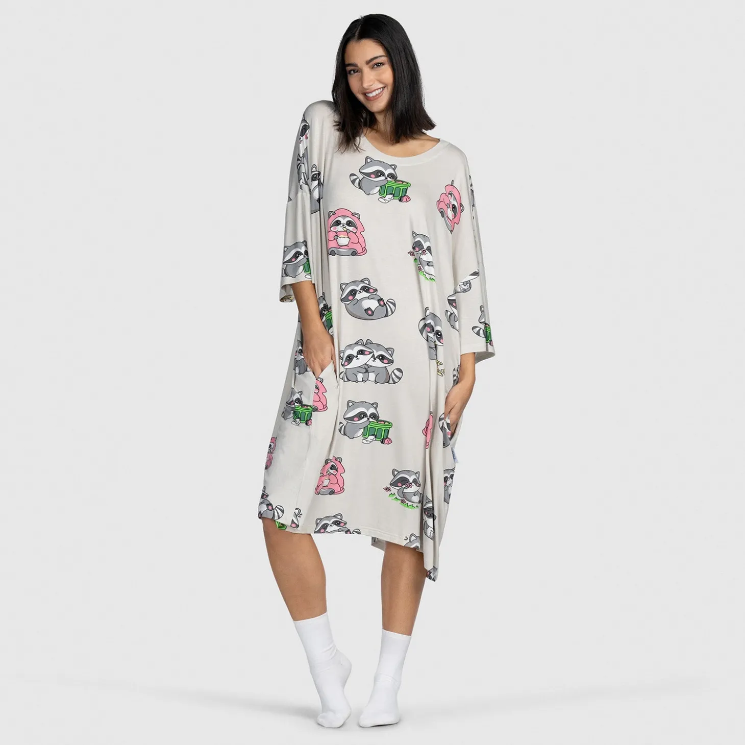 Raccoon Sleep Tee Nightie