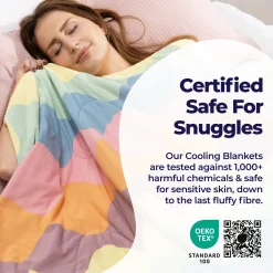 Wave Print Cooling Blanket